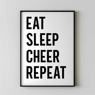 Eat Sleep Cheer wallpaper