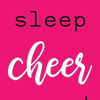 Eat Sleep Cheer wallpaper