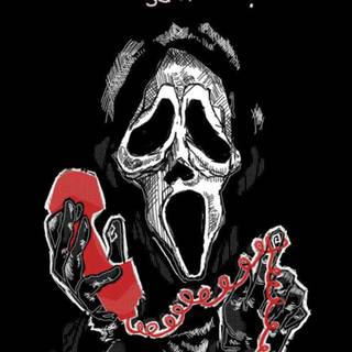 Ghostface aesthetic wallpaper