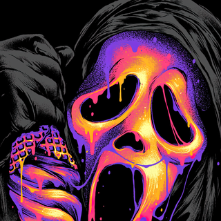 Aesthetic Ghostface desktop wallpaper