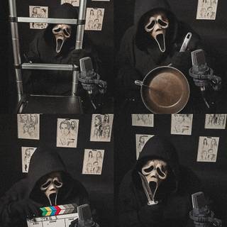 Ghostface aesthetic wallpaper