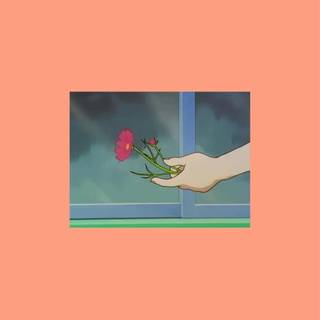 Red 90s anime wallpaper