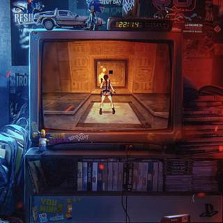 Retro gaming iPhone 4k wallpaper