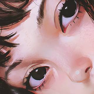 Digital anime wallpaper