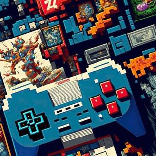 Retro gaming iPhone 4k wallpaper