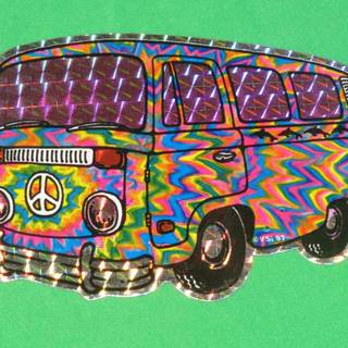 Bus sticker wallpaper