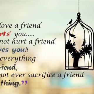 Friendship sad wallpaper