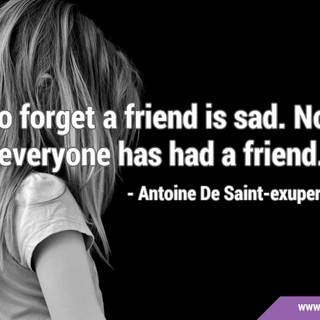 Friendship sad wallpaper