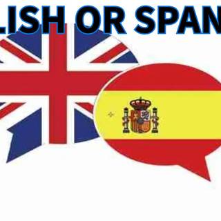 English or Spanish wallpaper