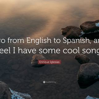 English or Spanish wallpaper