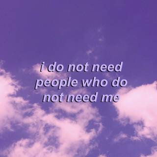 Sad quote purple wallpaper