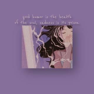 Sad quote purple wallpaper