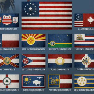 American region flag wallpaper