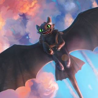 Toothless 4k wallpaper