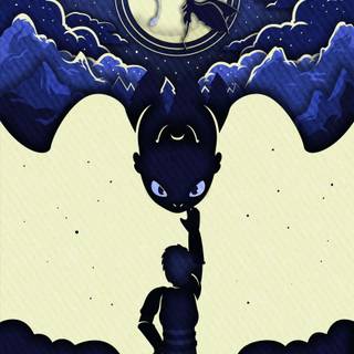 Toothless 4k wallpaper