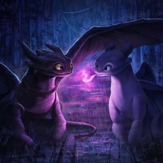 Toothless 4k wallpaper