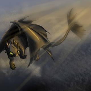 Toothless 4k wallpaper