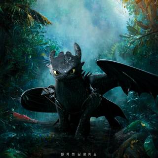 Toothless desktop wallpaper
