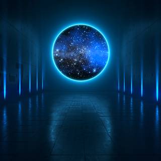 Space portal wallpaper