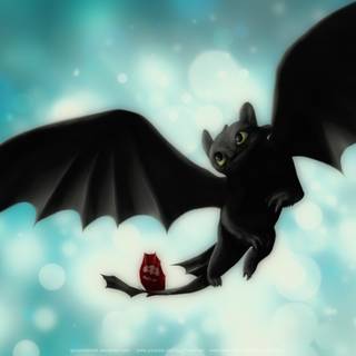 Toothless 4k wallpaper