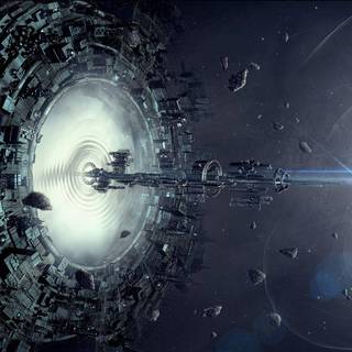 Space portal wallpaper