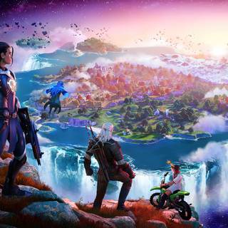 Fortnite laptop wallpaper