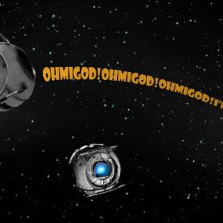 Space portal wallpaper