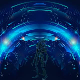 Space portal wallpaper