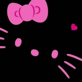 Hello Kitty neon wallpaper