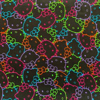 Hello Kitty neon wallpaper