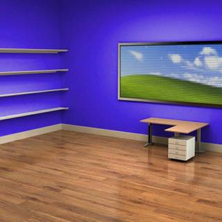 Shelves desktop wallpaper