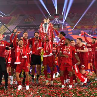 Liverpool trophy wallpaper