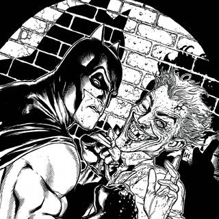 Black and white comics wallpaper