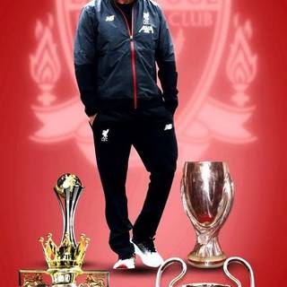 Liverpool trophy wallpaper