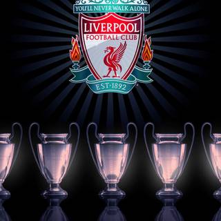 Liverpool trophy wallpaper