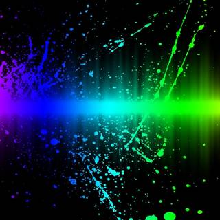 Light rainbow wallpaper