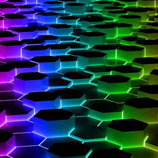 Light rainbow wallpaper