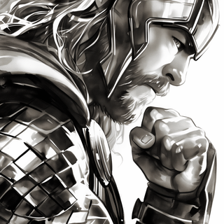 Black and white comics wallpaper