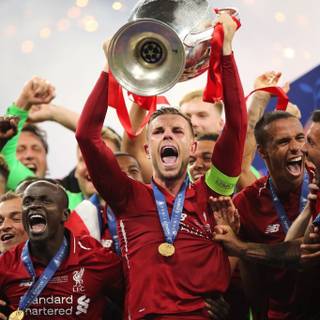 Liverpool trophy wallpaper