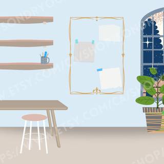 Shelves desktop wallpaper