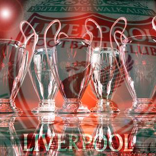 Liverpool trophy wallpaper