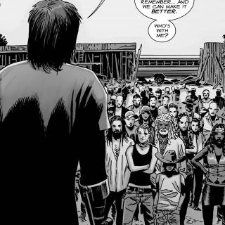 Black and white comics wallpaper