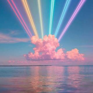 Light rainbow wallpaper