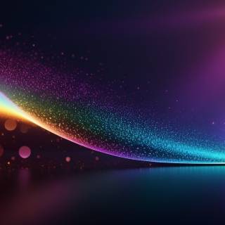 Light rainbow wallpaper