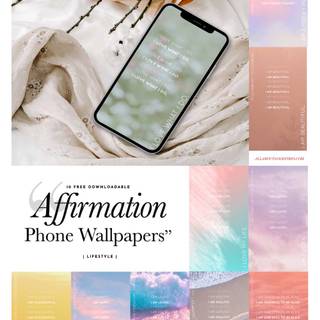 Affirmation mobile wallpaper