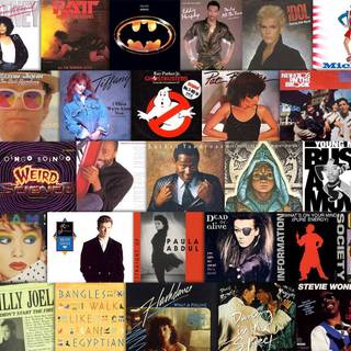 Retro 80s computer wallpaper