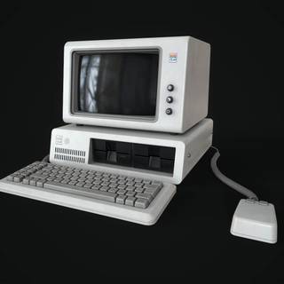 Retro 80s computer wallpaper