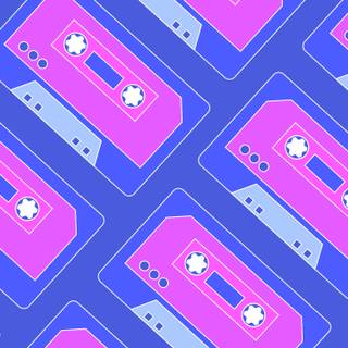Retro 80s computer wallpaper