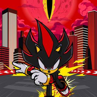 Shadow The Hedgehog iPhone wallpaper