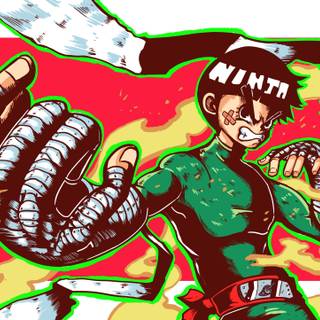Rock Lee PC wallpaper
